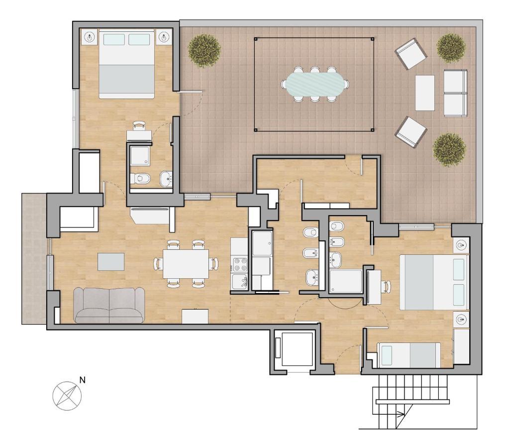 Vatican Luxury Apartment With Terrace - 7 People Rome Exterior photo